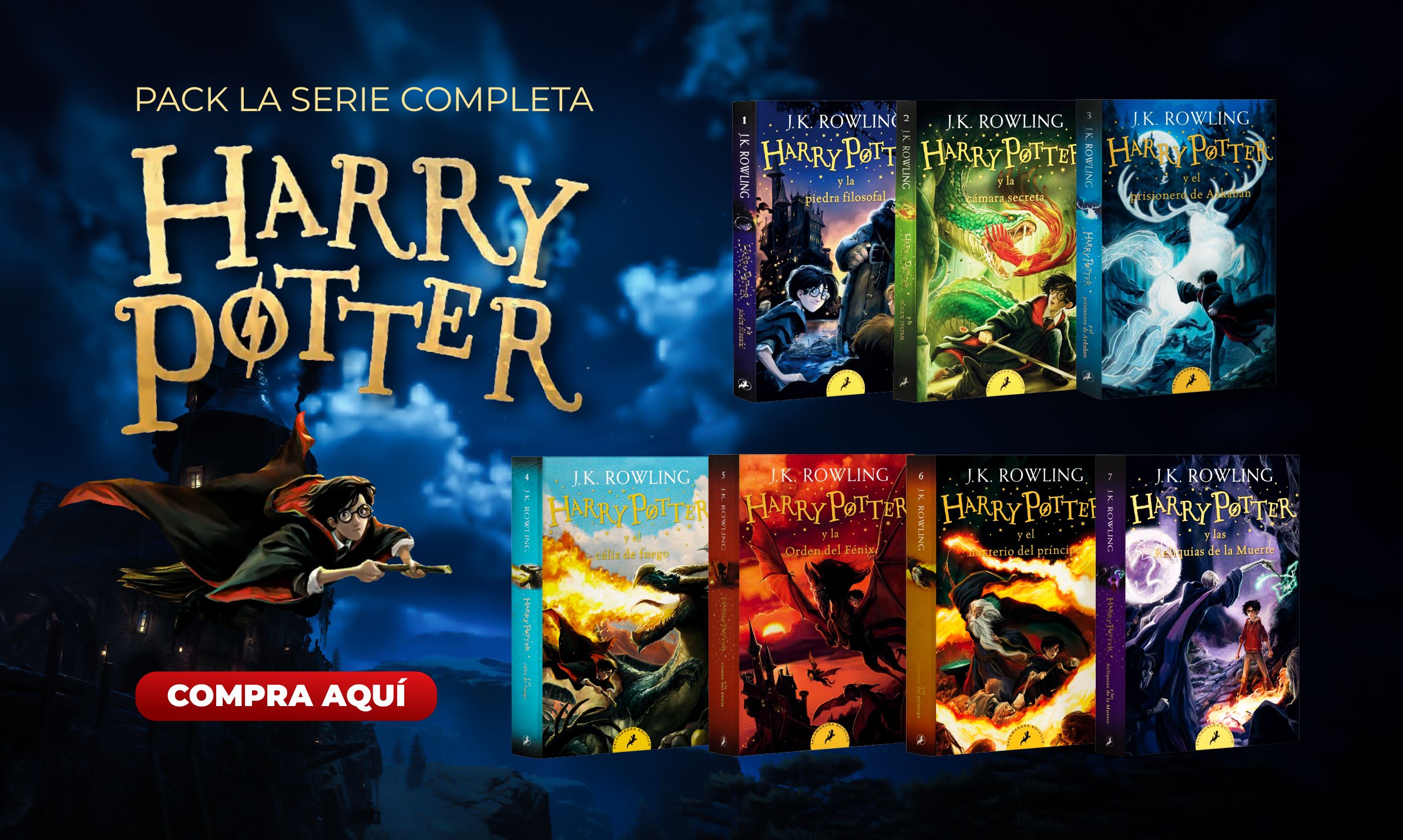 Pack La Serie Completa Harry Potter